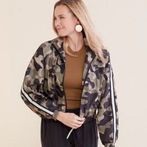 Blanc Noir Sporty Chic Camo Jacket
